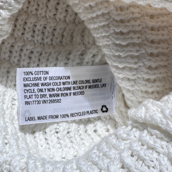 #16 Wild Fable Knit Y2K Skirt in Almond Hibiscus Print - Picture 7 of 7